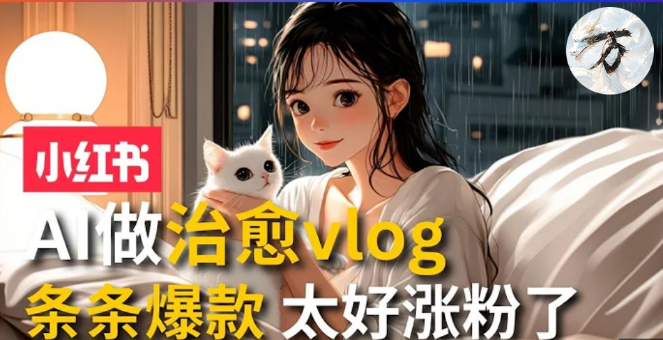 图片[1]创业吧-网创项目资源站-副业项目-创业项目-搞钱项目AI治愈系vlog动画视频，小红书7天 涨粉破千，商单报价1500+，0成本制作，日入2000+，有手就会 创业吧-网创项目资源站-副业项目-创业项目-搞钱项目创业吧