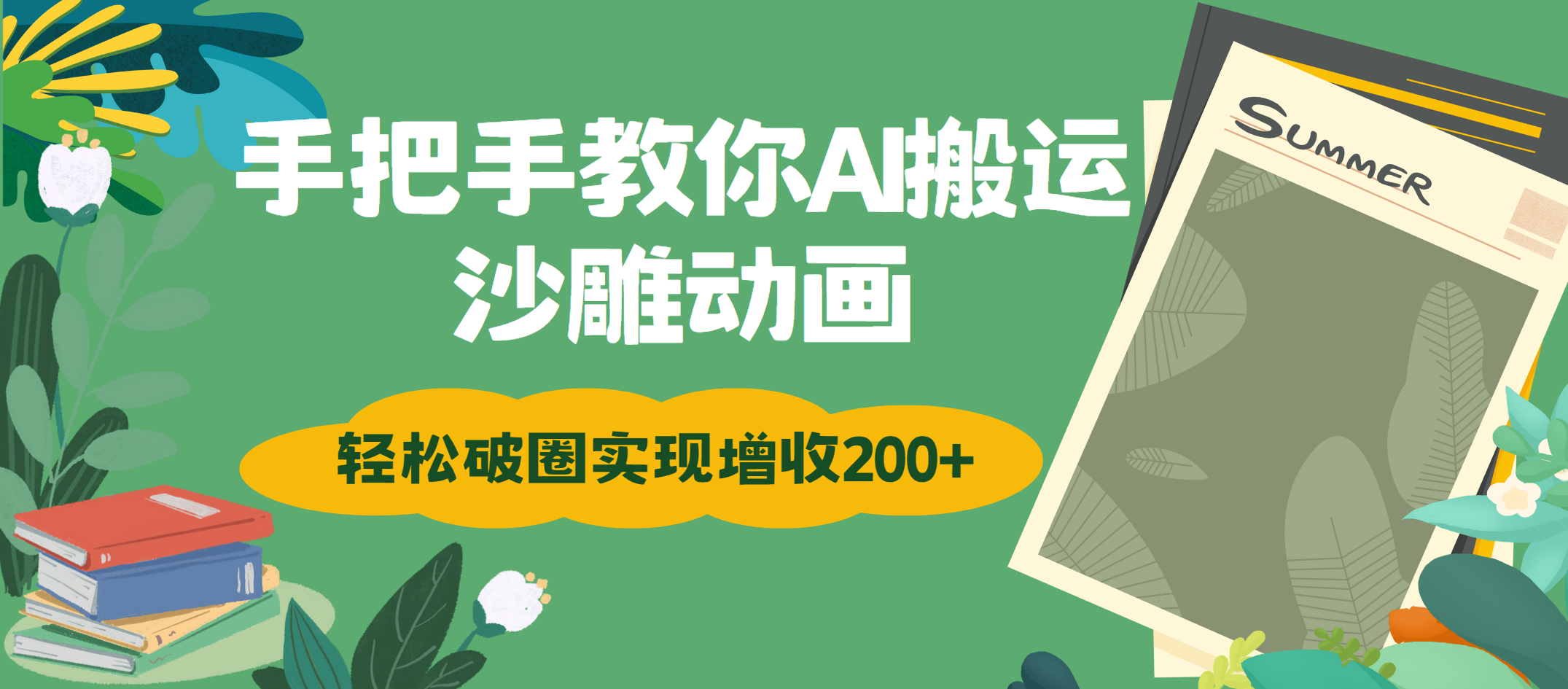 手把手教你用AI搬运沙雕动画轻松破圈实现增收200+创业吧-网创项目资源站-副业项目-创业项目-搞钱项目创业吧